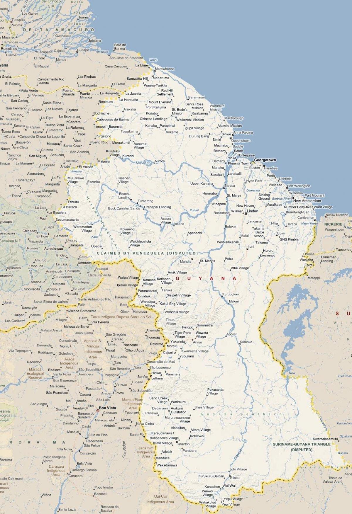 Guyana yol haritası 