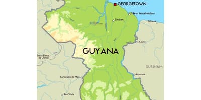 Guyana haritası 