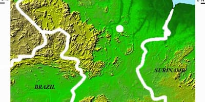 Guyana uydu haritasında göster 